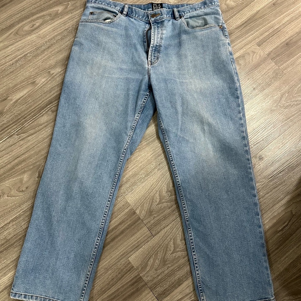 Jos. A. Bank Jeans Men's 38x30 Blue Medium Wash Straight Leg Jeans